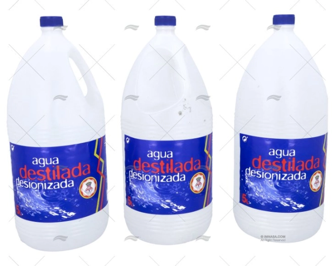 ÁGUA DESTILADA 5L (3UN.)