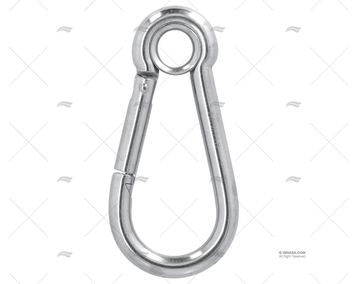MOSQUETÃO INOX-316 COM OLHAL 11x120mm