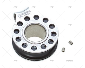 PULEGGIA SINGOLA CON CUSCINETTI 12mm VIADANA