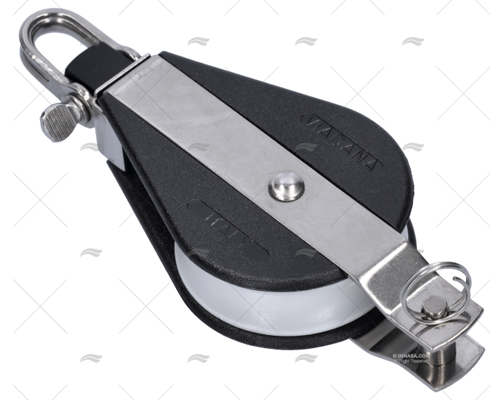 POLEA SIMPLE C/GRILLETE Y ARRAIGO 12mm VIADANA