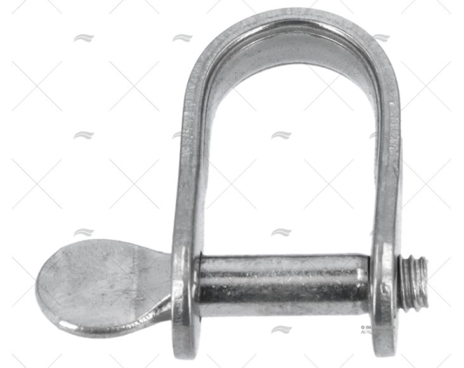 TWISTED SHACKES 04mm x 10mm INOX VIADANA