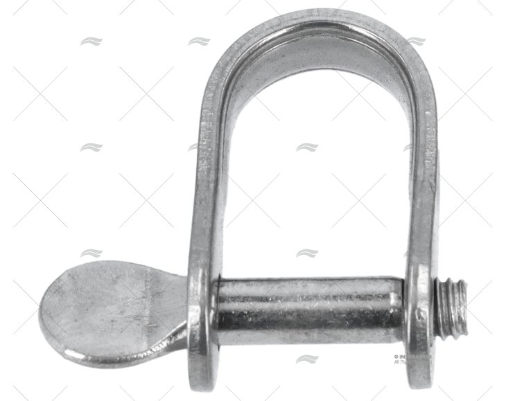 MANILLE PLAT 04mm x 10mm INOX VIADANA