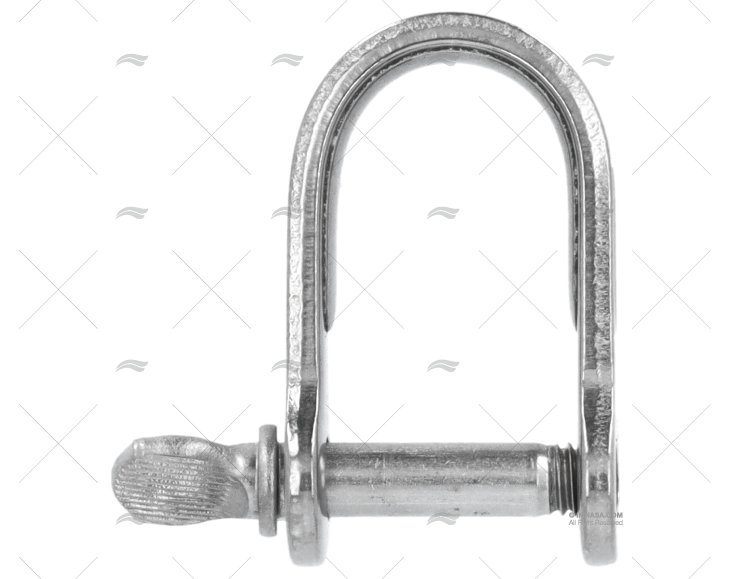 GRILLETE PLANO 05mm x 16mm INOX VIADANA