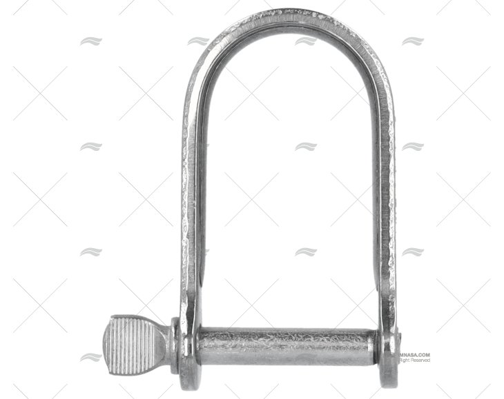 MANILHA PLANA 05mm x 22mm INOX VIADANA