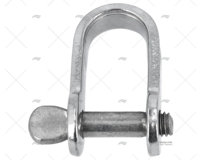 GRILLETE PLANO 06mm x 14mm INOX VIADANA