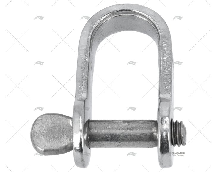 GRILLETE PLANO 06mm x 14mm INOX VIADANA