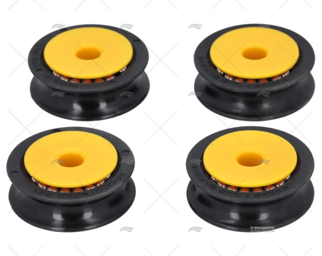 PULEGGE LINEA DI CONTROLLO 40mm  4/U LEWMAR
