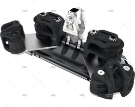 CARRELLO TB C/GRILLO 2 PULEGGE LINEA E STROZZASCOTTA. LEWMAR