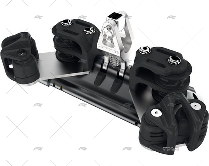 CARRELLO TB C/GRILLO 2 PULEGGE LINEA E STROZZASCOTTA. LEWMAR