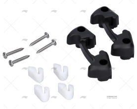 KIT PARABORDI GOMMA MISURA 2 NERO LEWMAR