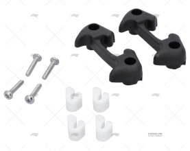 KIT PARABORDI GOMMA NERO LEWMAR