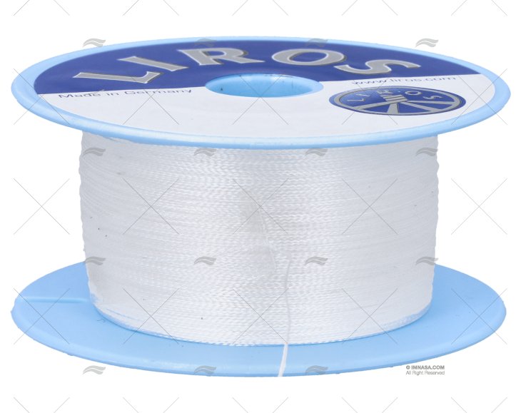 CIMA DYNEEMA TRECCIATO 0,18mm BIANCO 500m LIROS