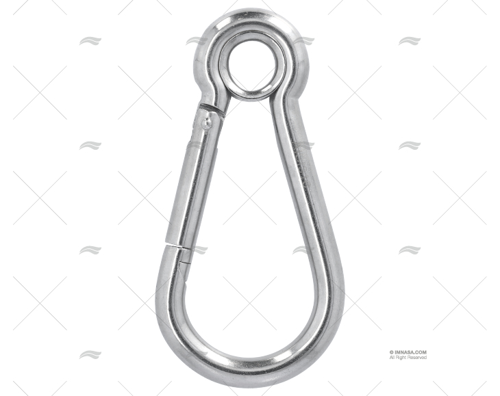 CARABINE HOOK W/EYE S.S.316 12x140mm