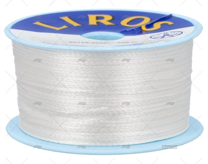 CIMA DYNEEMA TRECCIATA 0,30mm BIANCA 500m LIROS