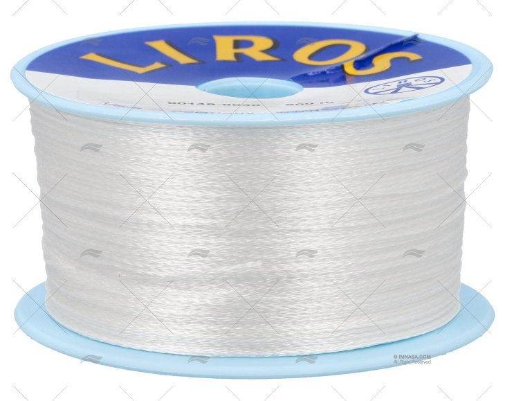CIMA DYNEEMA TRECCIATA 0,30mm BIANCA 500m LIROS