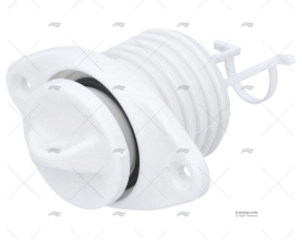 TAPPO DRENAGGIO CON FILETTATURA BIANCO RIVIERA