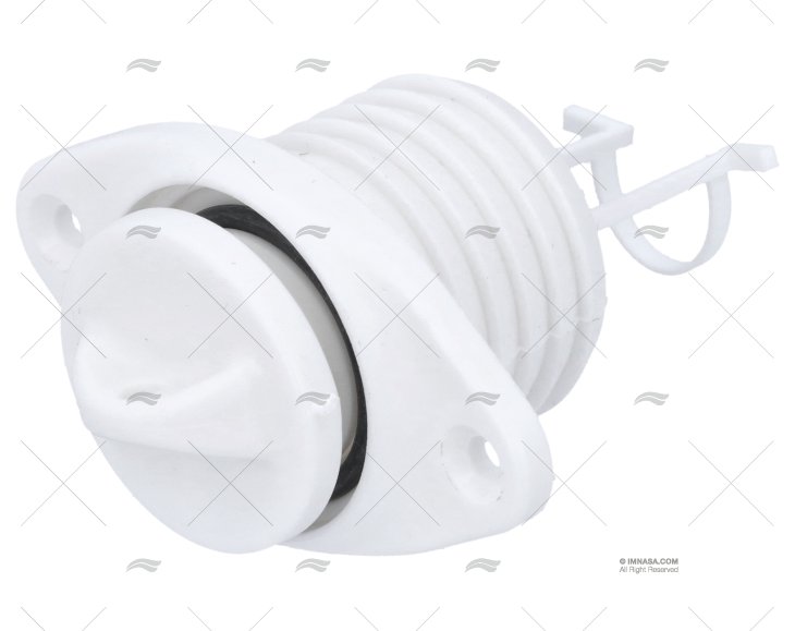 TAPPO DRENAGGIO CON FILETTATURA BIANCO RIVIERA