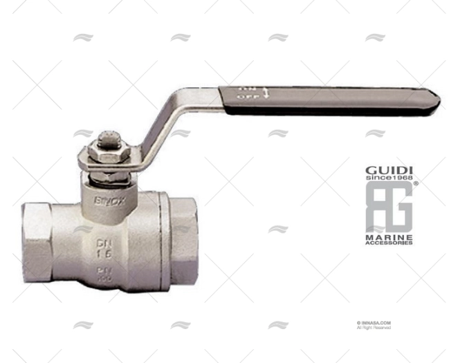 RUBINETTO INOX 1/4" GUIDI