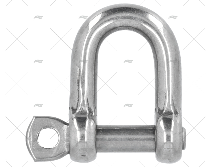 SHACKLE 'D' 10mm S.S.316