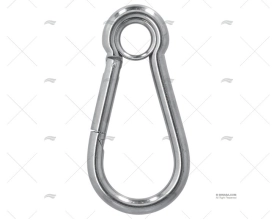 MOSQUETÃO INOX-316 COM OLHAL 13x160mm
