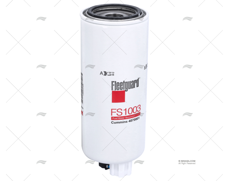 FILTRO CARBURANTE 3406889 PER/CUMMINS