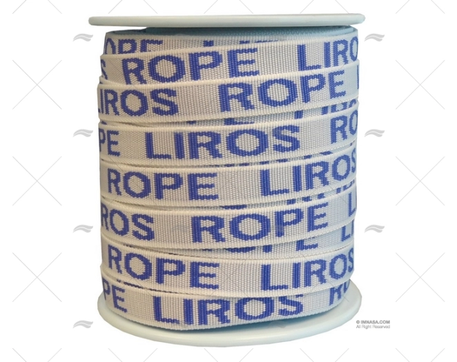 CINGHIA 25mm 50MT  BIANCA  DYNEEMA LIROS