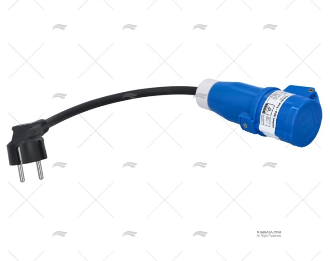 ADAPTADOR 40cm MACHO ECO SCHUKO +CEE FÊMEA