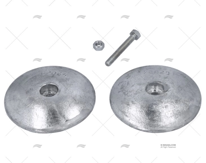 ANODO ZINCO DISCO 108mm 1,30kg
