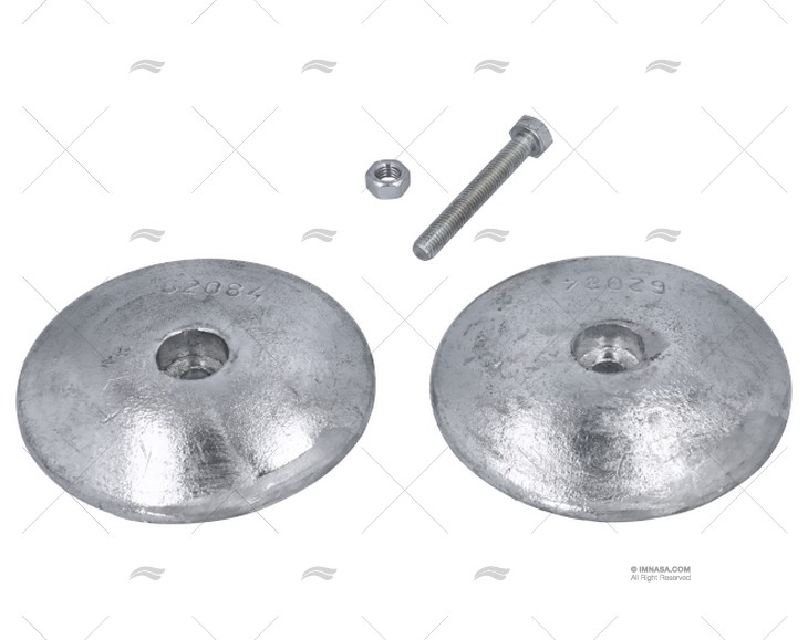 ANODO ZINCO DISCO 108mm 1,30kg