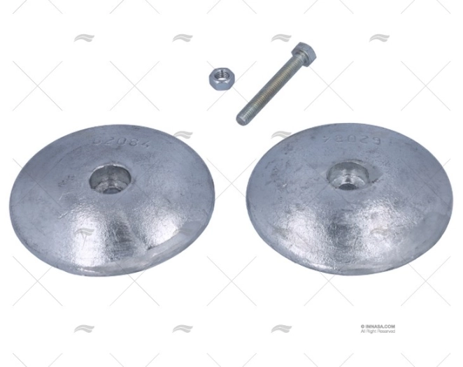 ANODE ROUND PLATE FOR RUDDER 90mm