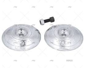 ANODO ZINC DISCO 108mm ZINETI