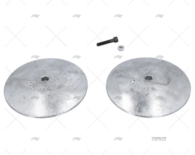 ÂNODO ZINCO DISCO 165mm ZINETI