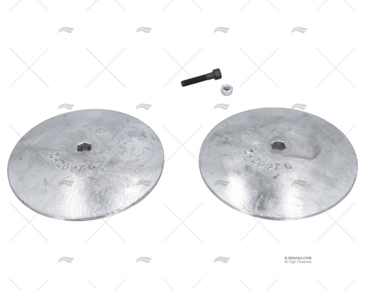 ÂNODO ZINCO DISCO 165mm ZINETI