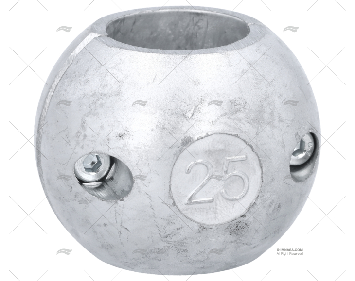 ANODO ZINCO COLLARE  25mm