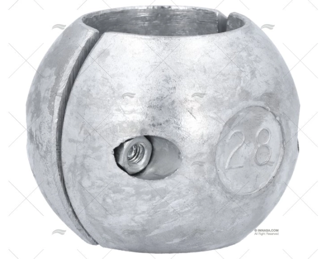 ANODE ZINC SHAFT 28mm