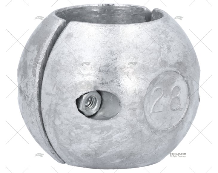 ANODO ZINCO COLLARE  28mm