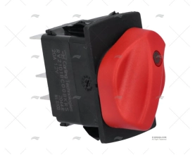 INT. ON/OFF ROTANTE ROSSO 1 LED 12V 2P CARLINGSWITCH