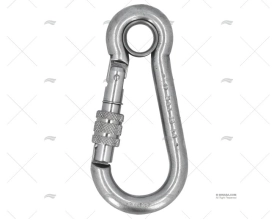 MOSQUETÃO COM OLHAL 120mm INOX ROSCA  KONG