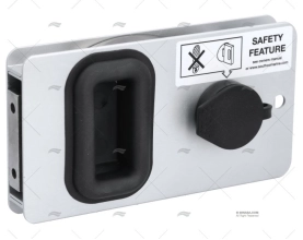 CIERRE SOUTHCO RECTANGULAR FLUSH ALU.