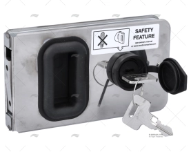 CHIUSURA PER PORTE SCORREVOLI A FILO CON CAPPUCCIO SOUTHCO