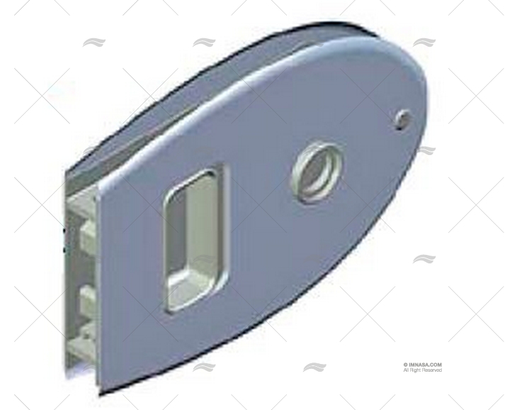 FECHO SOUTHCO EMBUTIDO OVAL INOX