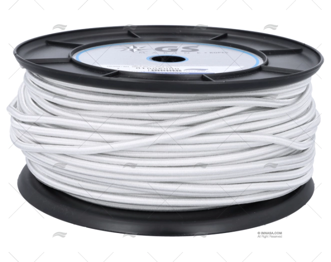 CIMA ELASTICO  6mm BIANCO 100m