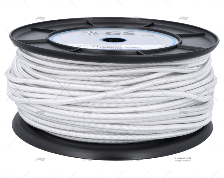 CIMA ELASTICO  6mm BIANCO 100m