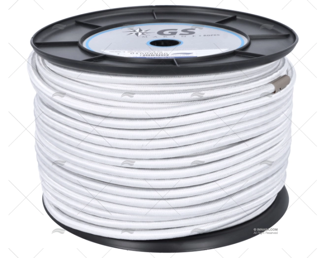 CIMA ELASTICO  8mm BIANCO 100m
