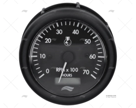 TACÓMETRO 7000 85mm C/HOR PRETO BRM IMNASA