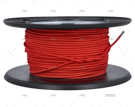 CIMA ELASTICO  4mm ROSSO   100m