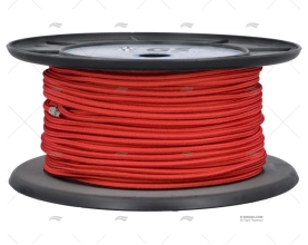 CIMA ELASTICO  5mm ROSSO   100m