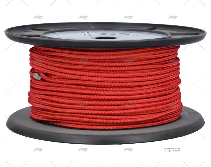RED SHOCK CORD 5mm 100m