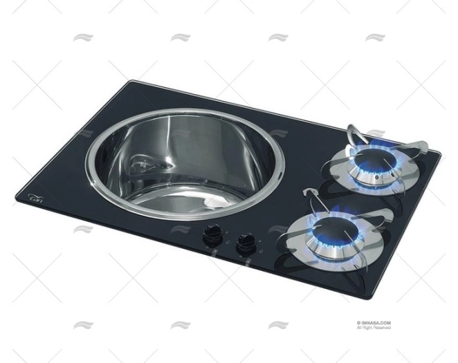 COZINHA LAVA LOIÇAS 2F 300X180mm CAN