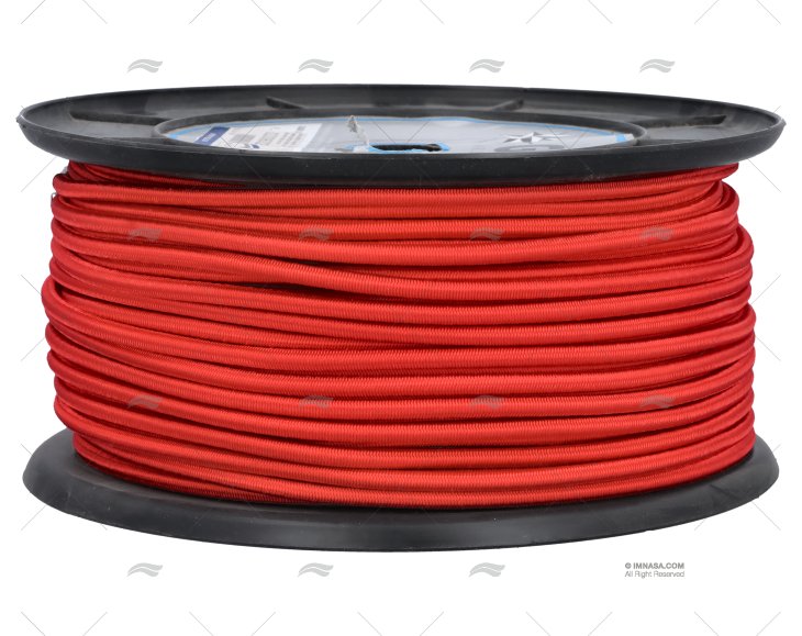 CIMA ELASTICO  6mm ROSSO   100m
